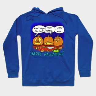 Happy Halloween from three Jack lanterns!!!! Hoodie